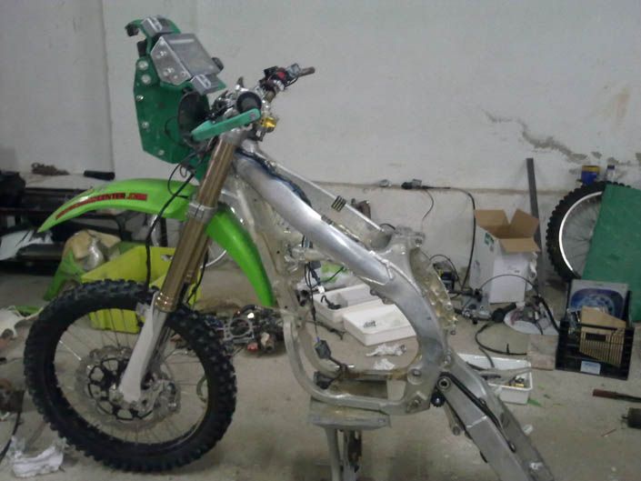 Dakar 2012. Paco Martínez. Kawasaki
