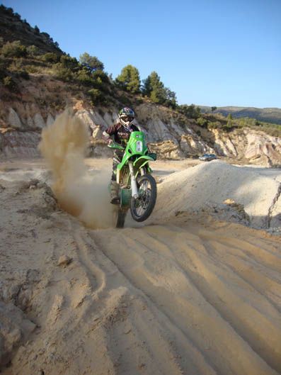 Dakar 2012. Paco Martínez. Kawasaki