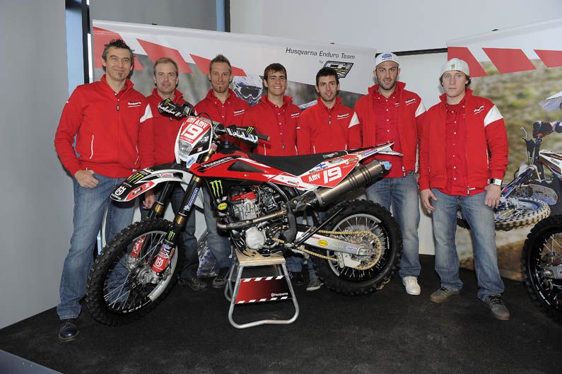 Equipo Husqvarna 2012 enduro motocross