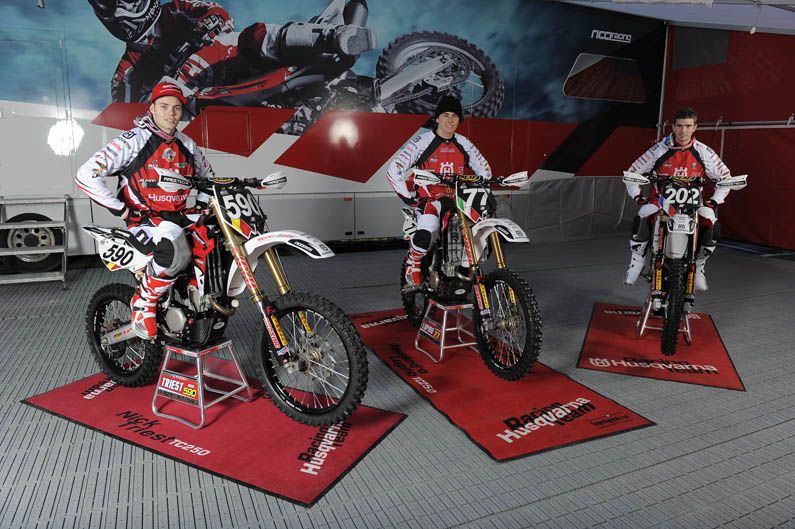 Equipo Husqvarna 2012 enduro motocross