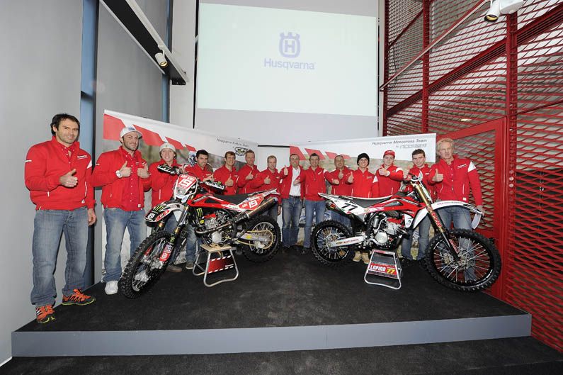 Equipo Husqvarna 2012 enduro motocross
