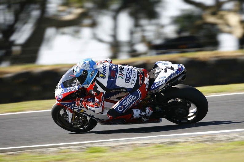 Entrenamientos de Superbike en Phillip Island 2012