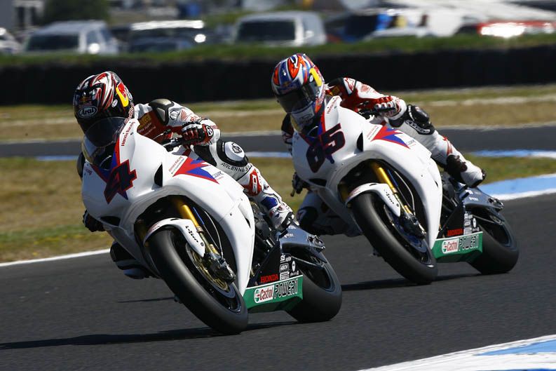 Entrenamientos de Superbike en Phillip Island 2012