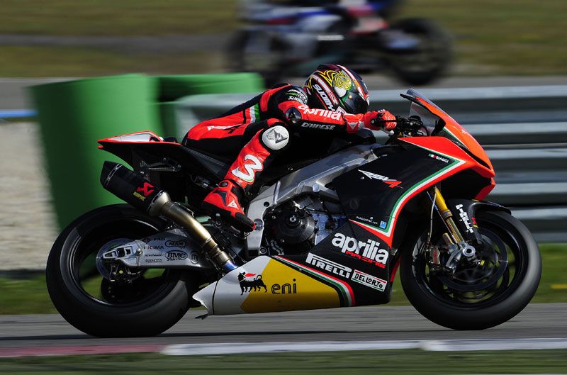 Biaggi. Mundial SBK Assen 2012.