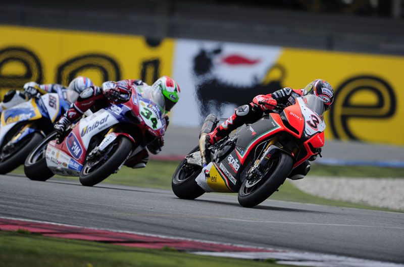 Biaggi. Mundial SBK Assen 2012.