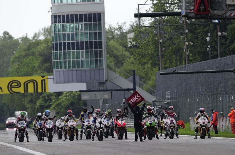 Salida SBK. Monza 2012