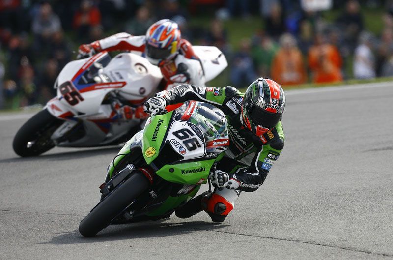 Sykes y Rea. Mundial SBK Donington 2012