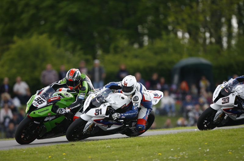 Haslam y Sykes. Mundial SBK Donington 2012