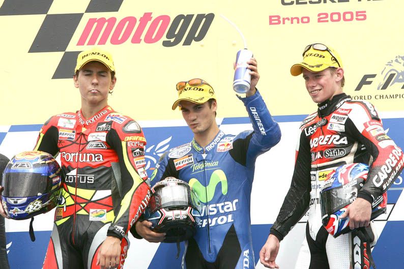 Casey Stoner. Aprilia. 2005