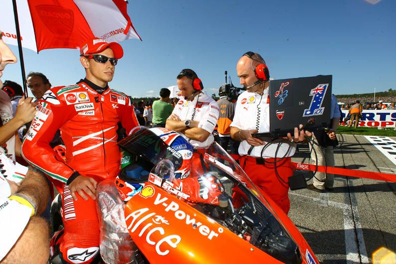 Casey Stoner. Ducati. 2008