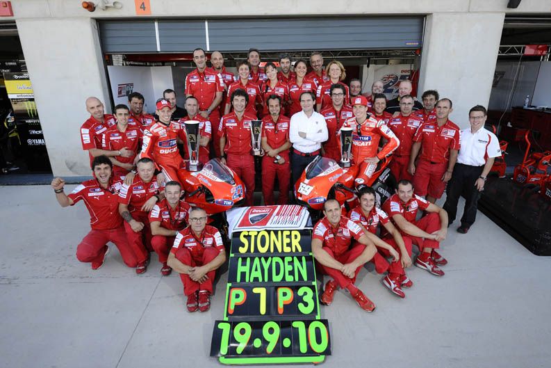 Casey Stoner. Ducati. 2010