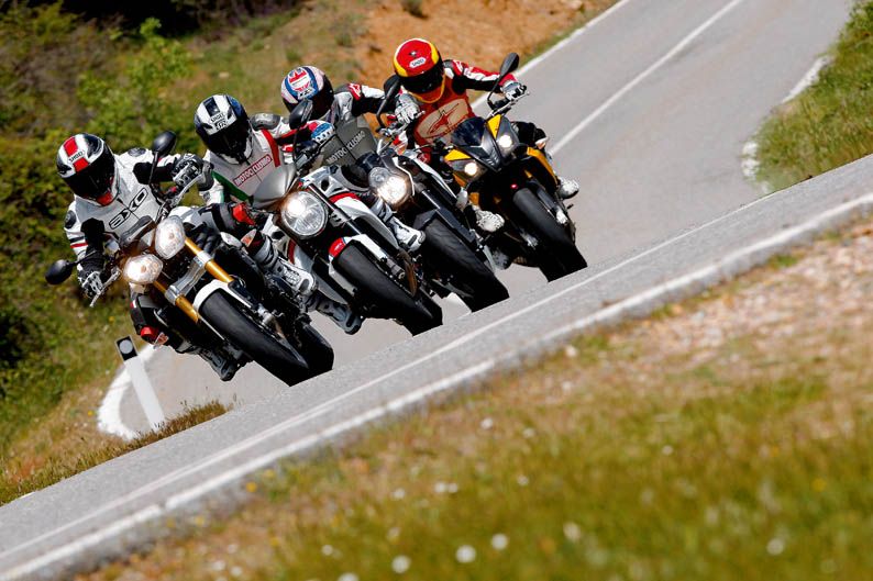 Comparativa streetfighter: Aprilia, KTM MV Agusta y Triumph