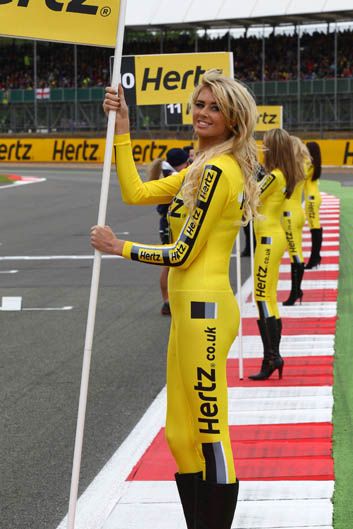 Las chicas del GP de Gran Bretaña de MotoGP 2012