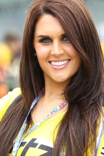 Las chicas del GP de Gran Bretaña de MotoGP 2012