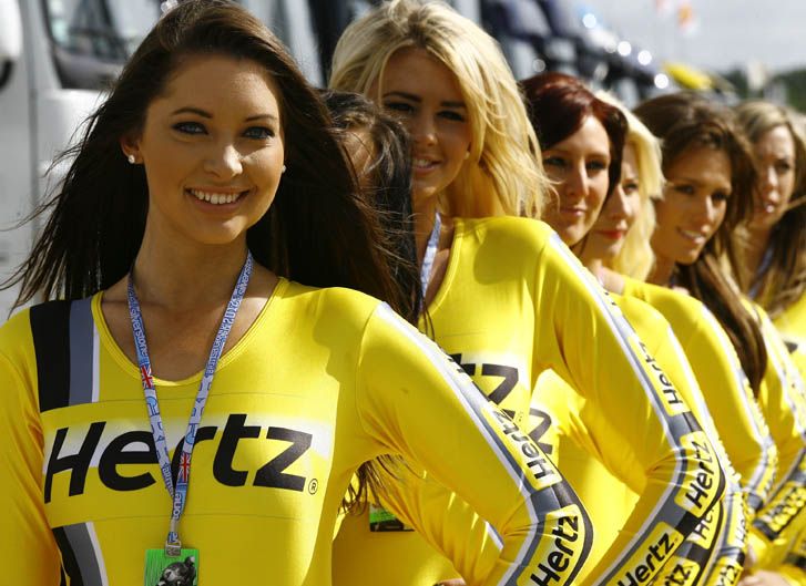 Las chicas del GP de Gran Bretaña de MotoGP 2012