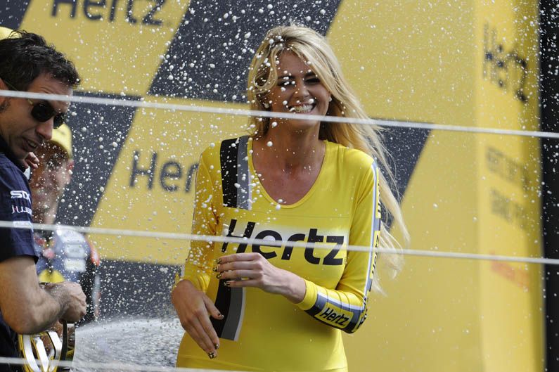 Las chicas del GP de Gran Bretaña de MotoGP 2012