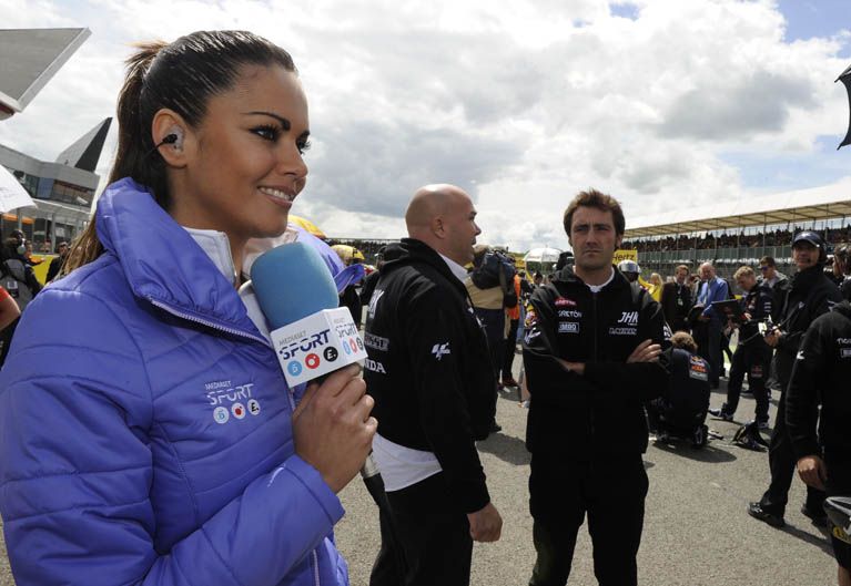 Las chicas del GP de Gran Bretaña de MotoGP 2012