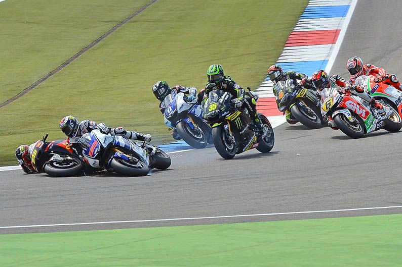 Jorge Lorenzo y Álvaro Bautista en Assen