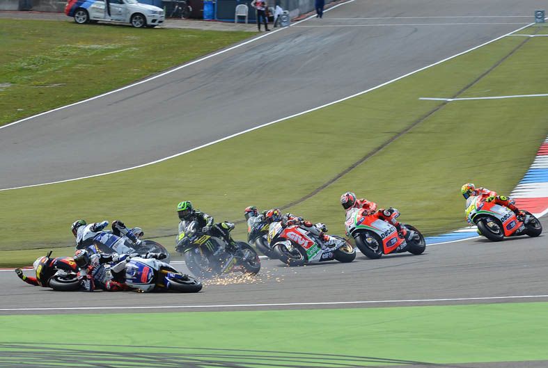 Jorge Lorenzo y Álvaro Bautista en Assen