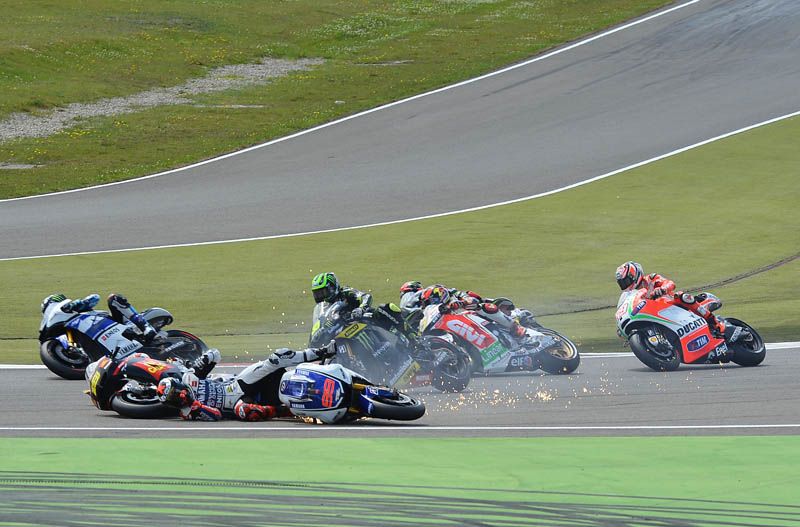 Jorge Lorenzo y Álvaro Bautista en Assen