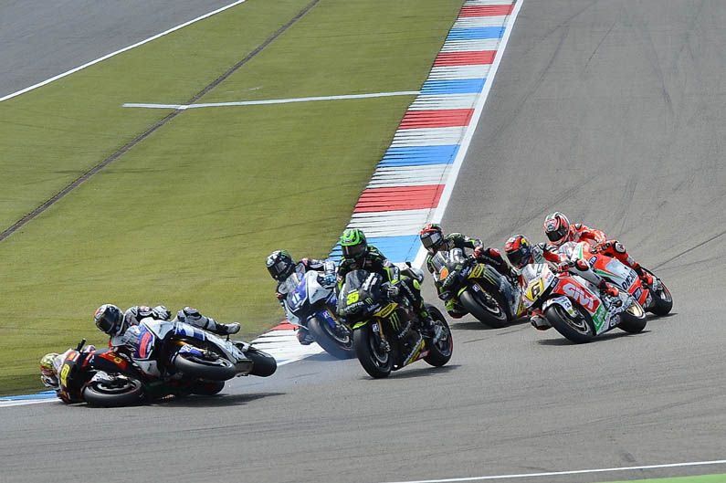 Jorge Lorenzo y Álvaro Bautista en Assen