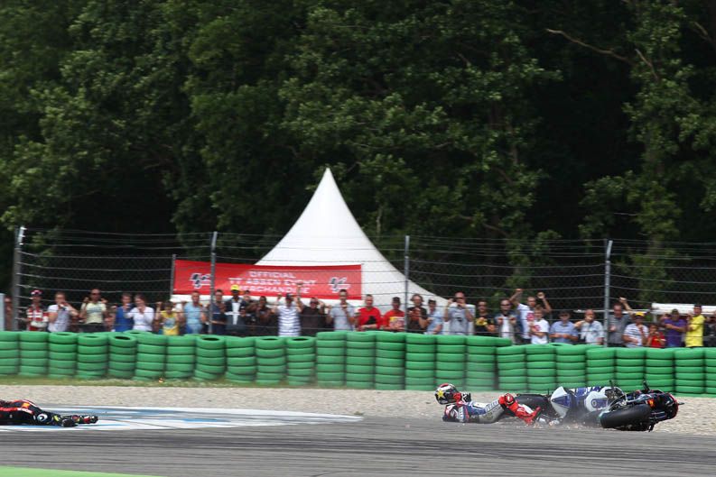 Jorge Lorenzo y Álvaro Bautista en Assen