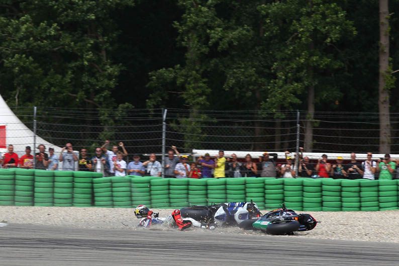 Jorge Lorenzo y Álvaro Bautista en Assen