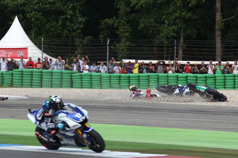 Jorge Lorenzo y Álvaro Bautista en Assen