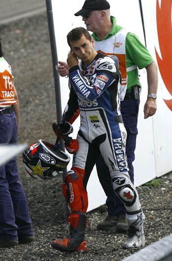 Jorge Lorenzo y Álvaro Bautista en Assen