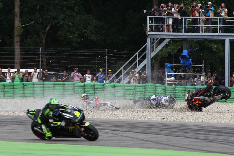 Jorge Lorenzo y Álvaro Bautista en Assen