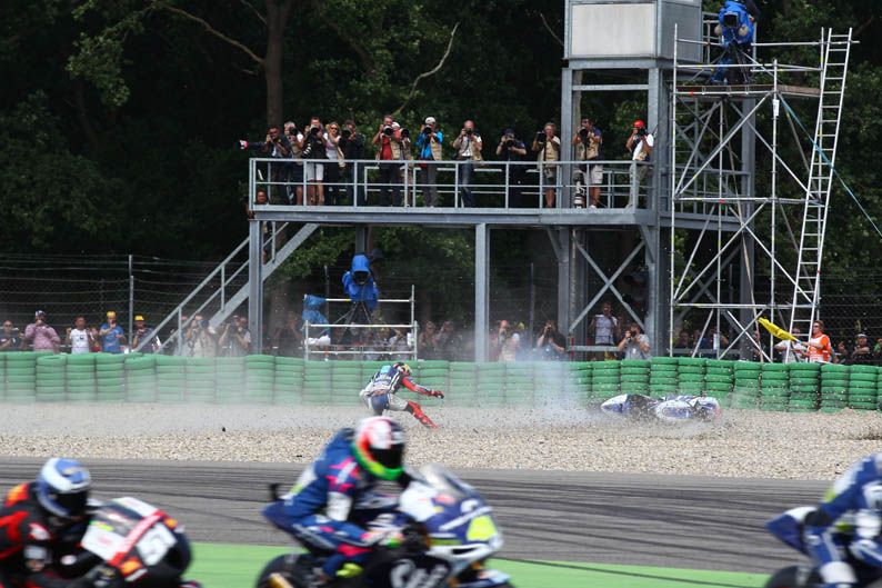 Jorge Lorenzo y Álvaro Bautista en Assen