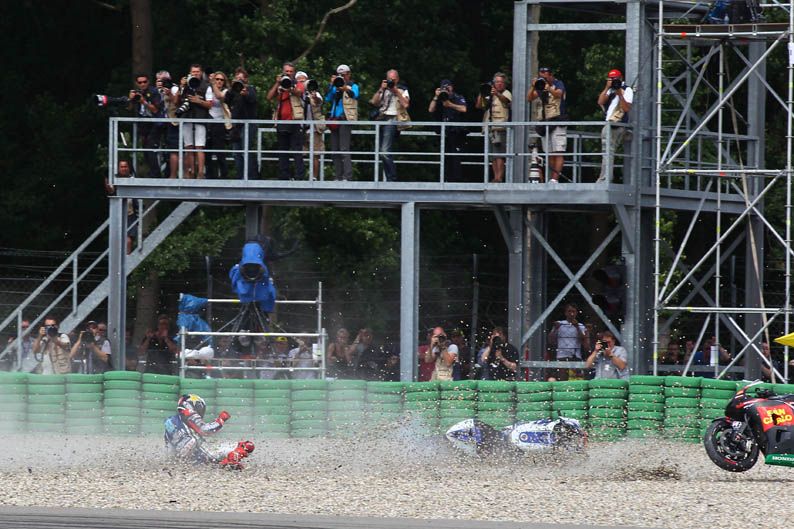Jorge Lorenzo y Álvaro Bautista en Assen