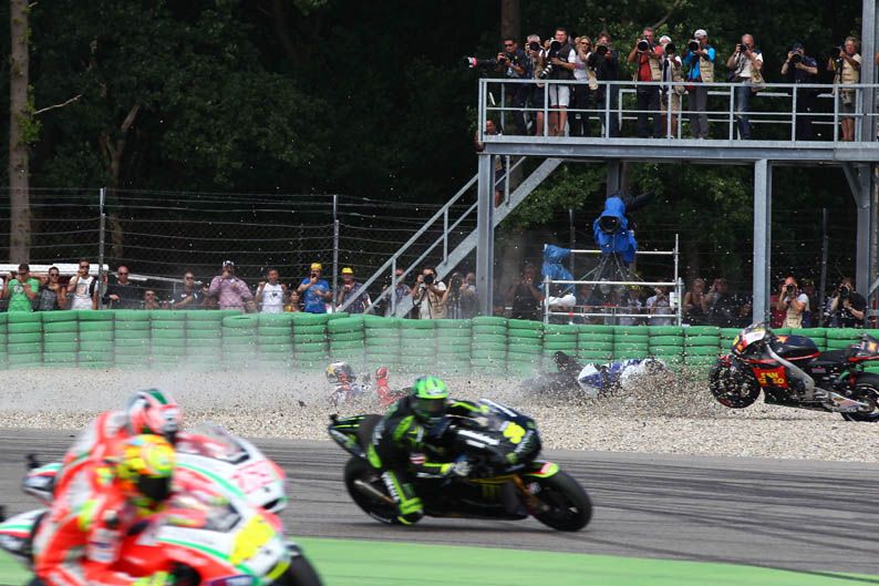 Jorge Lorenzo y Álvaro Bautista en Assen