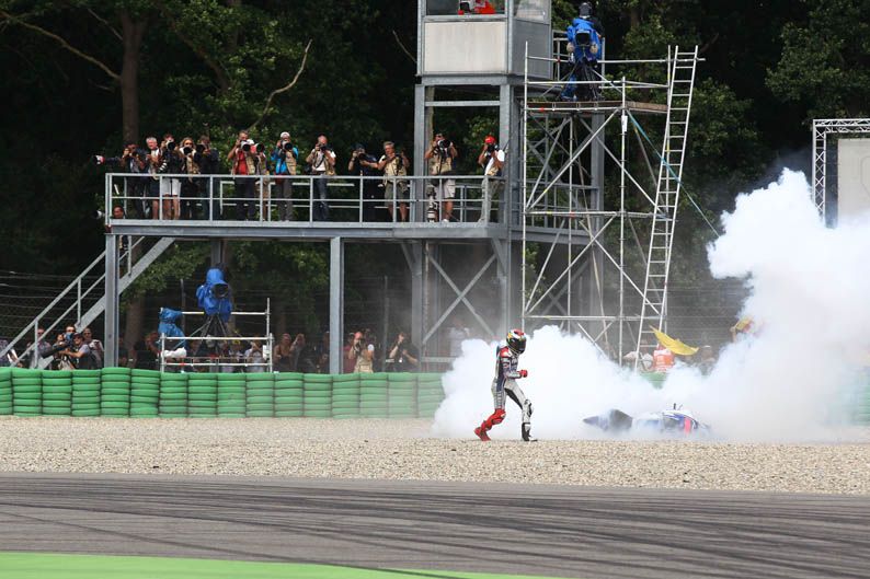 Jorge Lorenzo y Álvaro Bautista en Assen