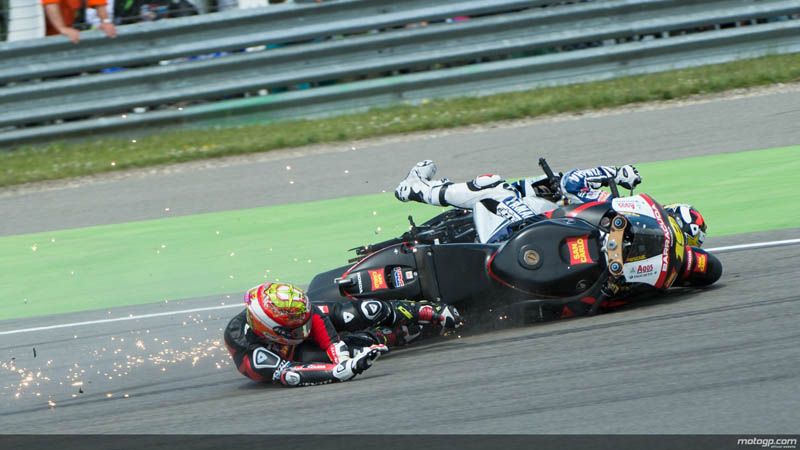 Jorge Lorenzo y Álvaro Bautista en Assen