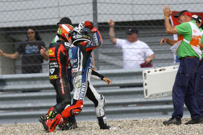 Jorge Lorenzo y Álvaro Bautista en Assen