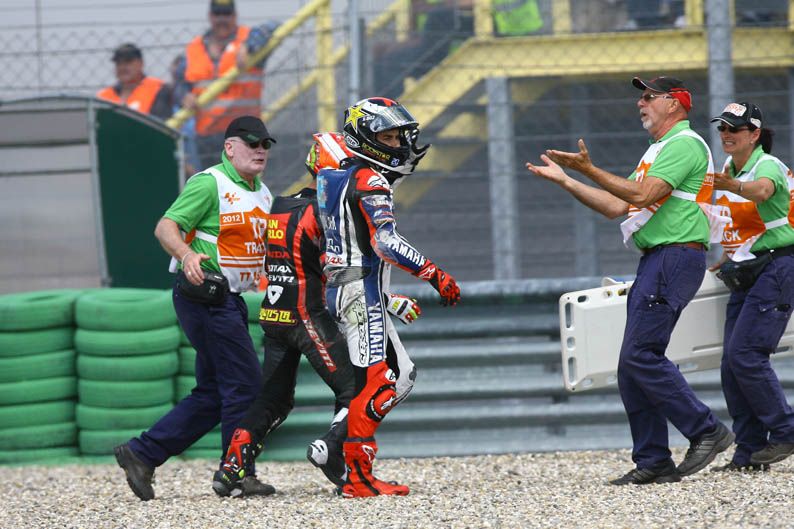 Jorge Lorenzo y Álvaro Bautista en Assen