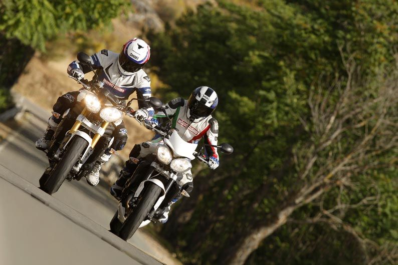 Triumph Street Triple R y Triumph Speed Triple R