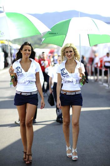 Las chicas del GP de Italia de MotoGP 2012