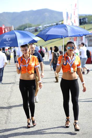 Las chicas del GP de Italia de MotoGP 2012