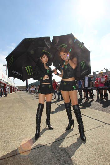 Chicas de MotoGP en Japón