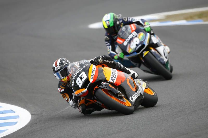 Marc Márquez, por delante de Espargaró