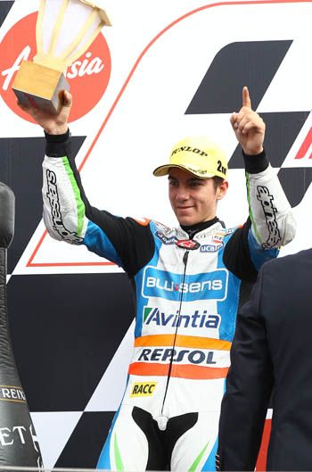 Podium Maverick Viñales Moto3