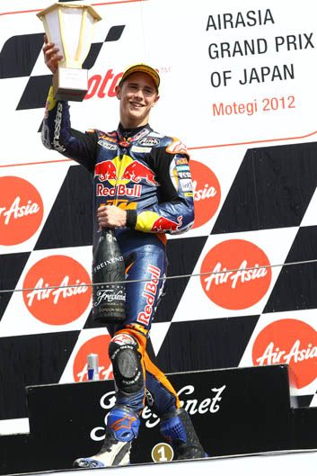 Podium Danny Kent en Moto3