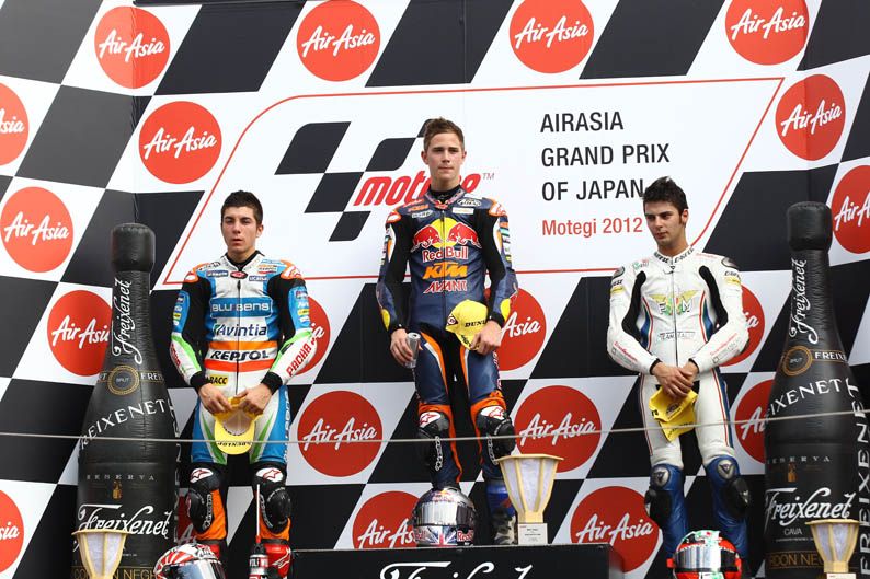 Podium de Moto3 en Japón