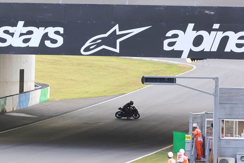 Cortese en la carrera de Moto3