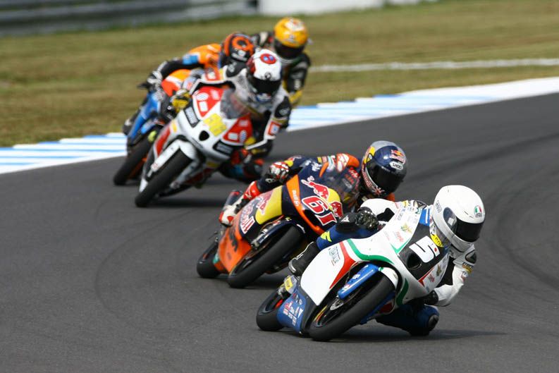Romano Fenati y Arthur Sissis