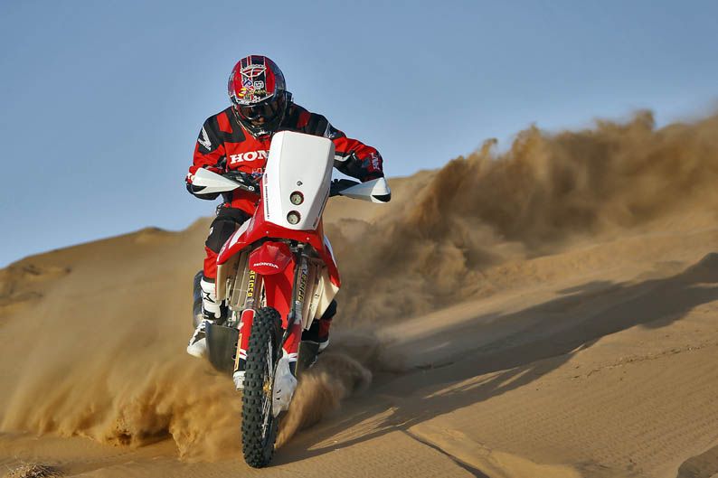 Johnny Campbell. Honda HRC CRF450 Rally