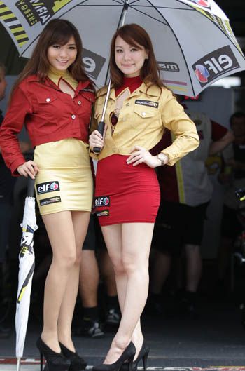 Las chicas del GP de Malasia 2012