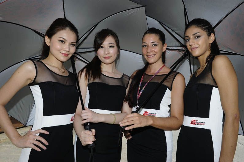 Las chicas del GP de Malasia 2012